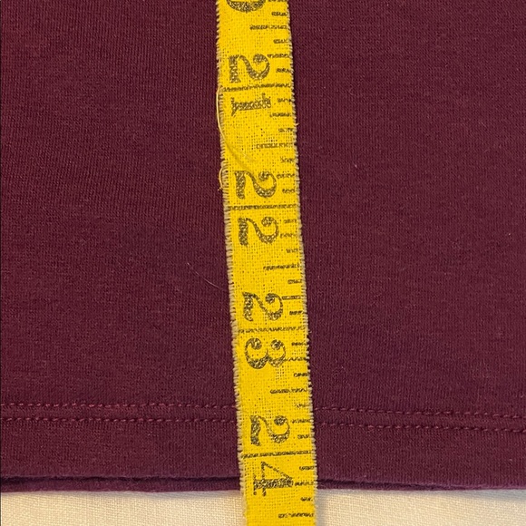 Eileen Fisher Rich Burgundy Long Sleeve Top - Picture 5 of 9